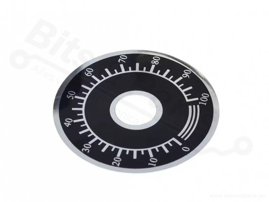 Scale division for potentiometers 0-100 41mm